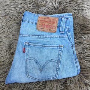Levi's 511 skinny lightwash mid-rise women's jeans - size 30 x 32